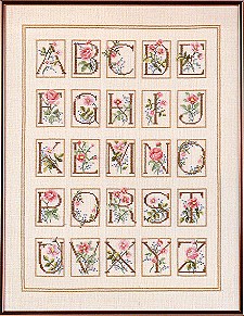 Garden Squares Alphabet Chart Pack